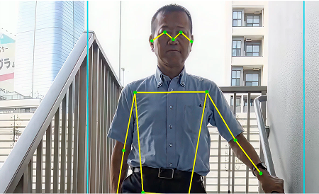 階段行動解析AI